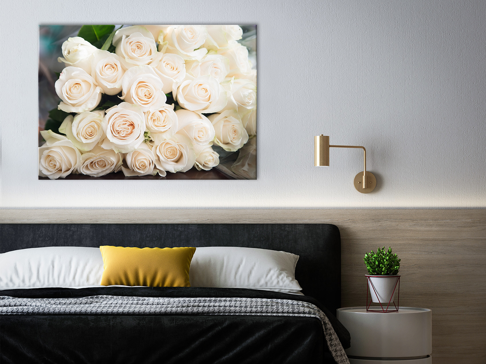 8 x 10 Canvas Print with Color Border
