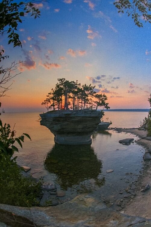 Turnip Rock Canvas Wrap