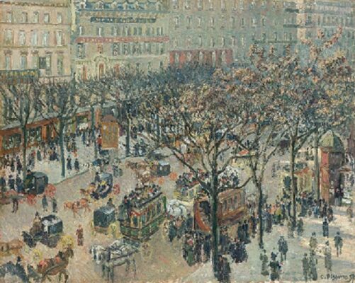 Camille Pissarro's 'Boulevard des Italiens, Morning, Sunlight' (1897)