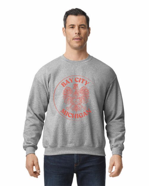 Polish Themed Bay City, Michigan Crewneck