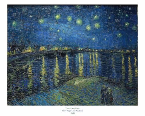 Vincent van Gogh's "Starry Night over the Rhône" (1888)