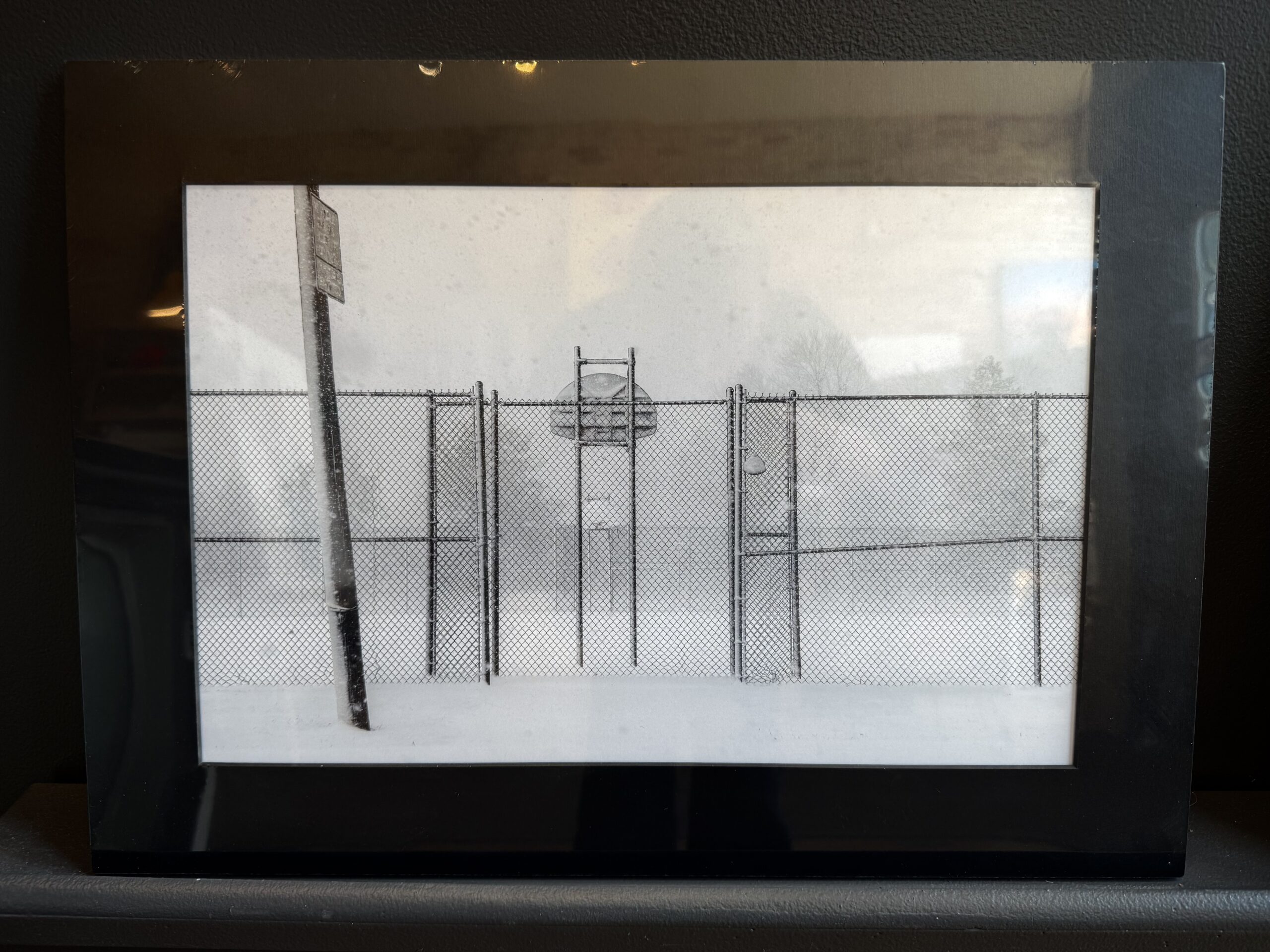 Frozen Baytown Basketball Court — Bay City, MI — Avram Golden Photography
